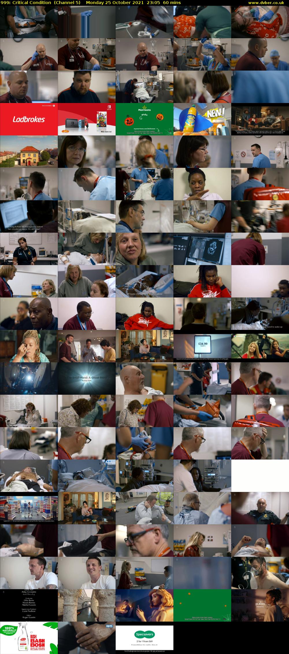 999: Critical Condition  (Channel 5) Monday 25 October 2021 23:05 - 00:05