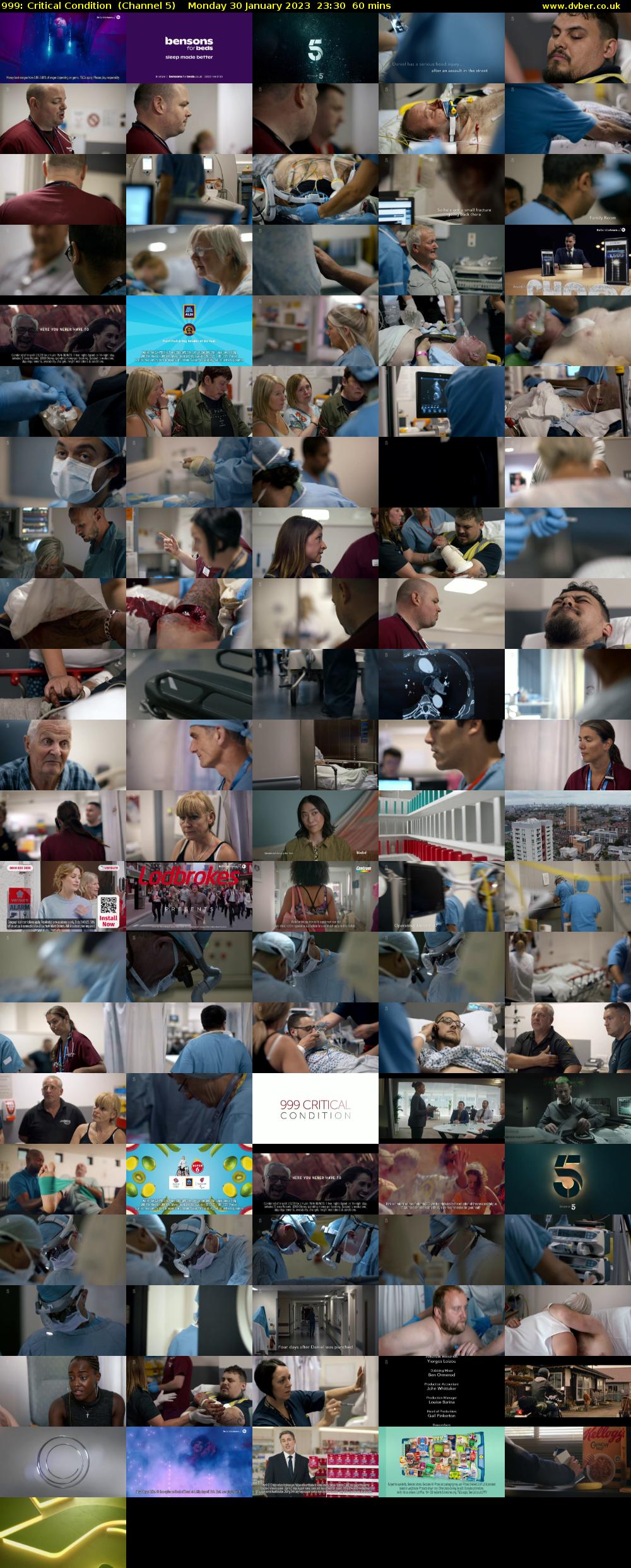 999: Critical Condition  (Channel 5) Monday 30 January 2023 23:30 - 00:30