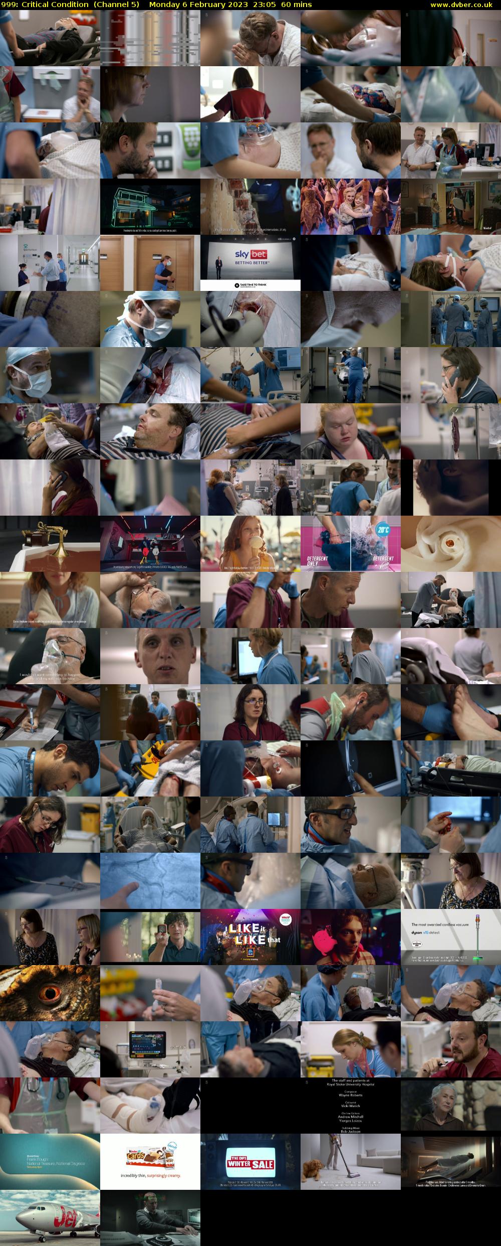 999: Critical Condition  (Channel 5) Monday 6 February 2023 23:05 - 00:05