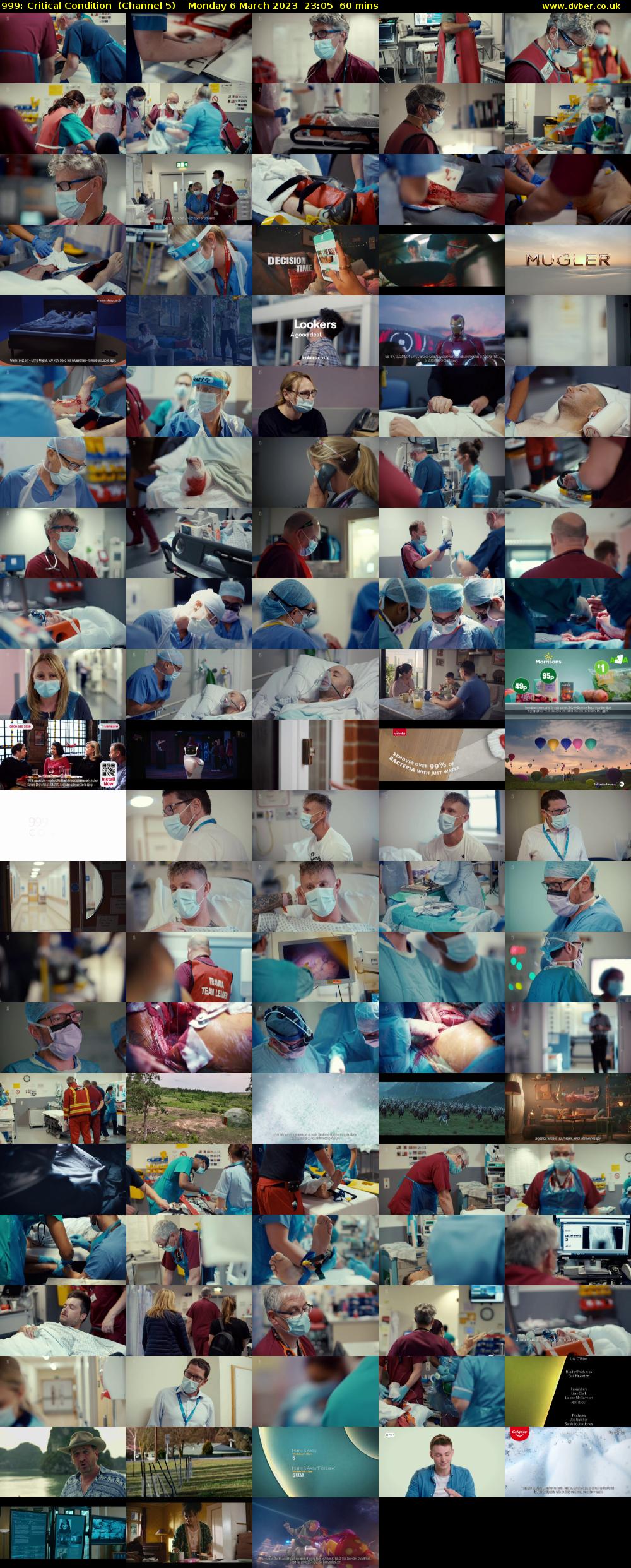 999: Critical Condition  (Channel 5) Monday 6 March 2023 23:05 - 00:05
