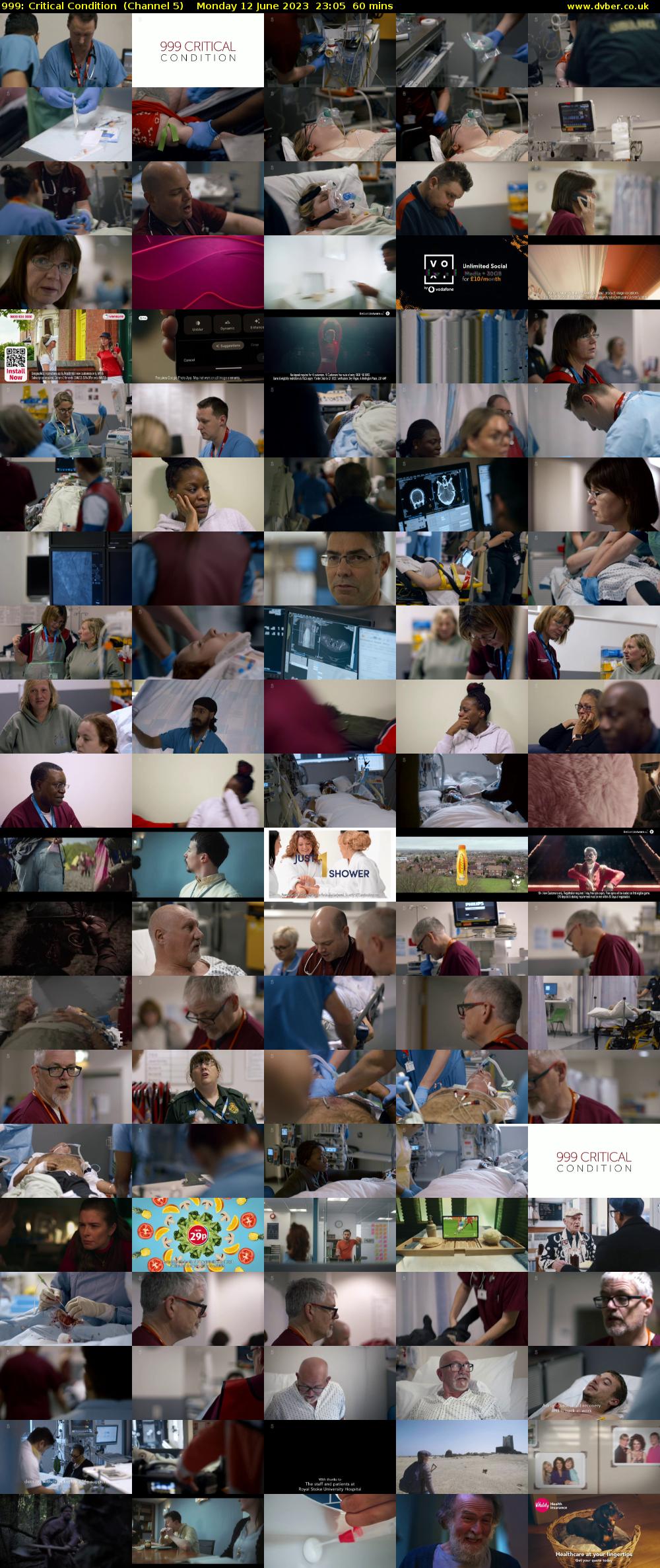 999: Critical Condition  (Channel 5) Monday 12 June 2023 23:05 - 00:05