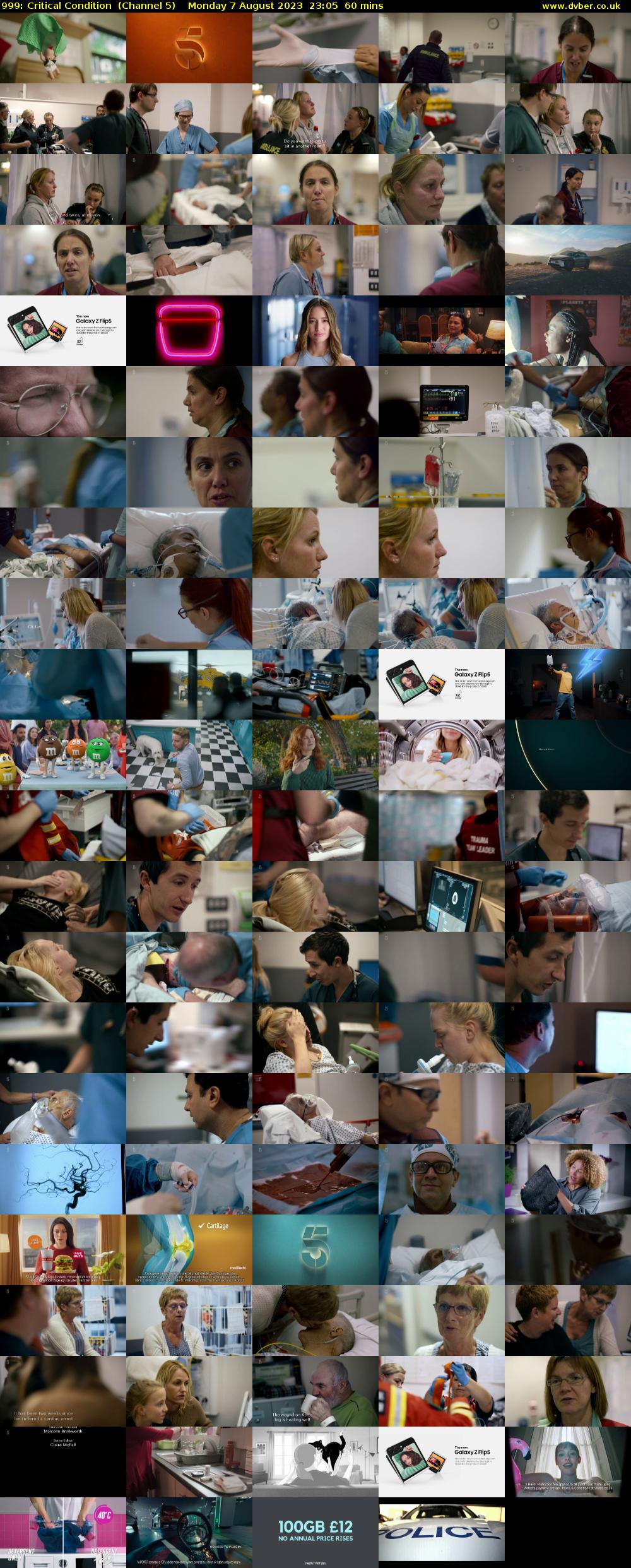 999: Critical Condition  (Channel 5) Monday 7 August 2023 23:05 - 00:05