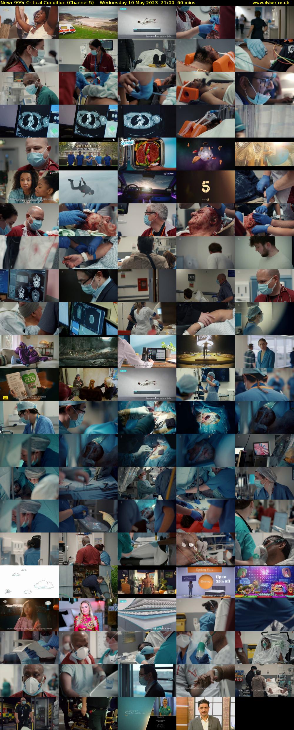 999: Critical Condition (Channel 5) Wednesday 10 May 2023 21:00 - 22:00