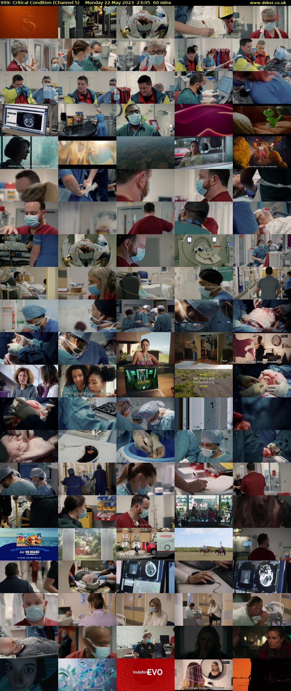 999: Critical Condition (Channel 5) Monday 22 May 2023 23:05 - 00:05