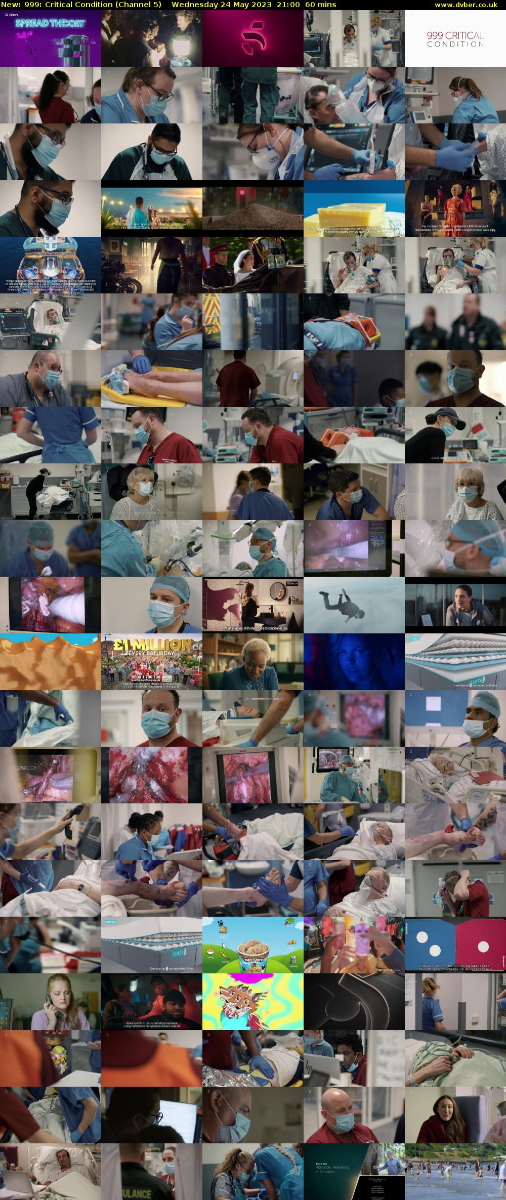 999: Critical Condition (Channel 5) Wednesday 24 May 2023 21:00 - 22:00