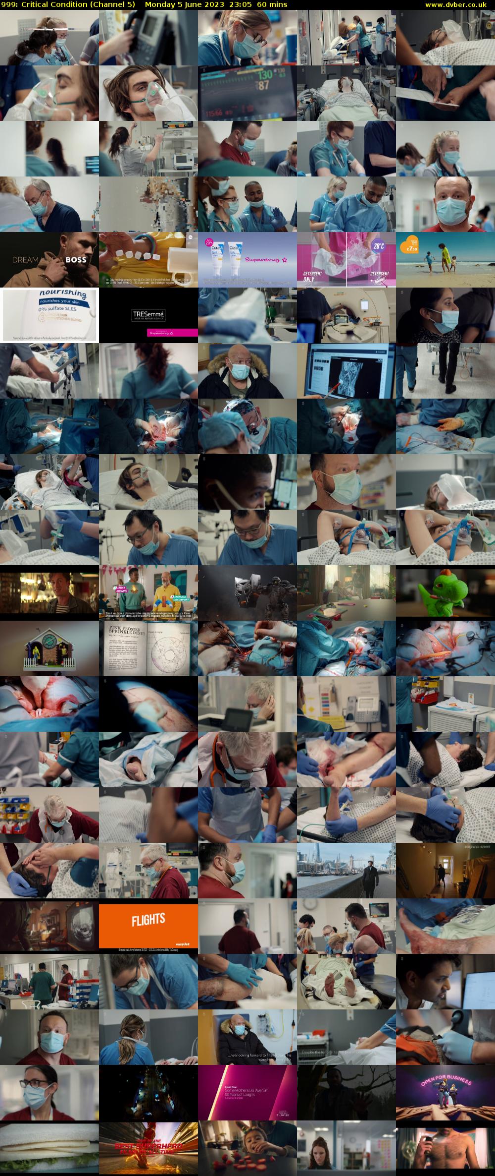 999: Critical Condition (Channel 5) Monday 5 June 2023 23:05 - 00:05