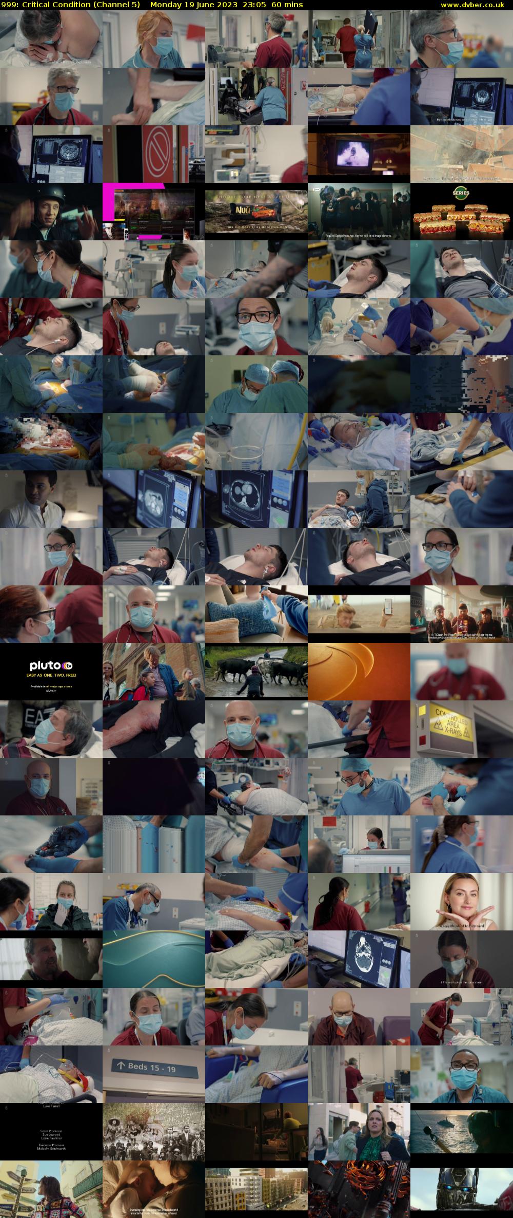 999: Critical Condition (Channel 5) Monday 19 June 2023 23:05 - 00:05