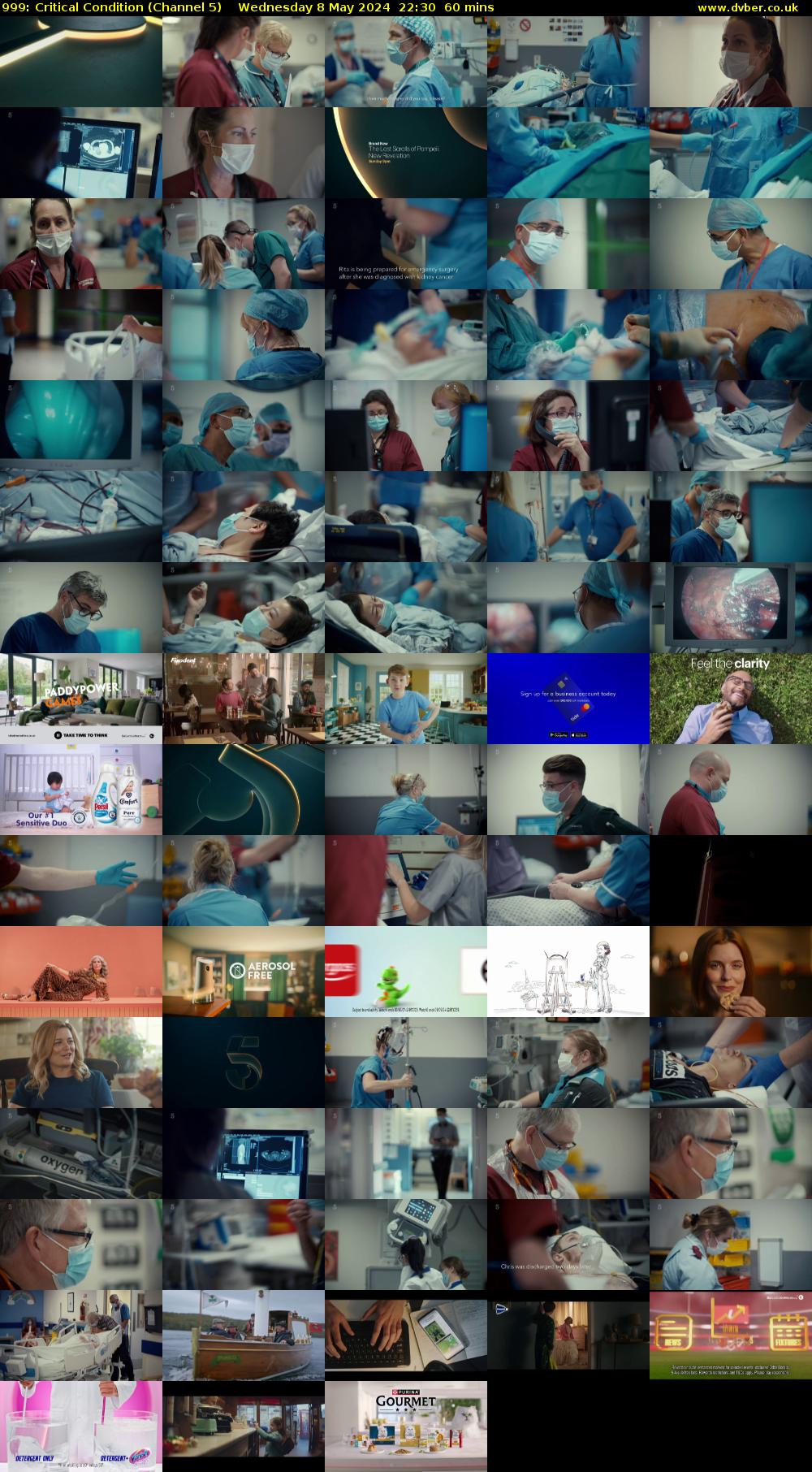 999: Critical Condition (Channel 5) Wednesday 8 May 2024 22:30 - 23:30