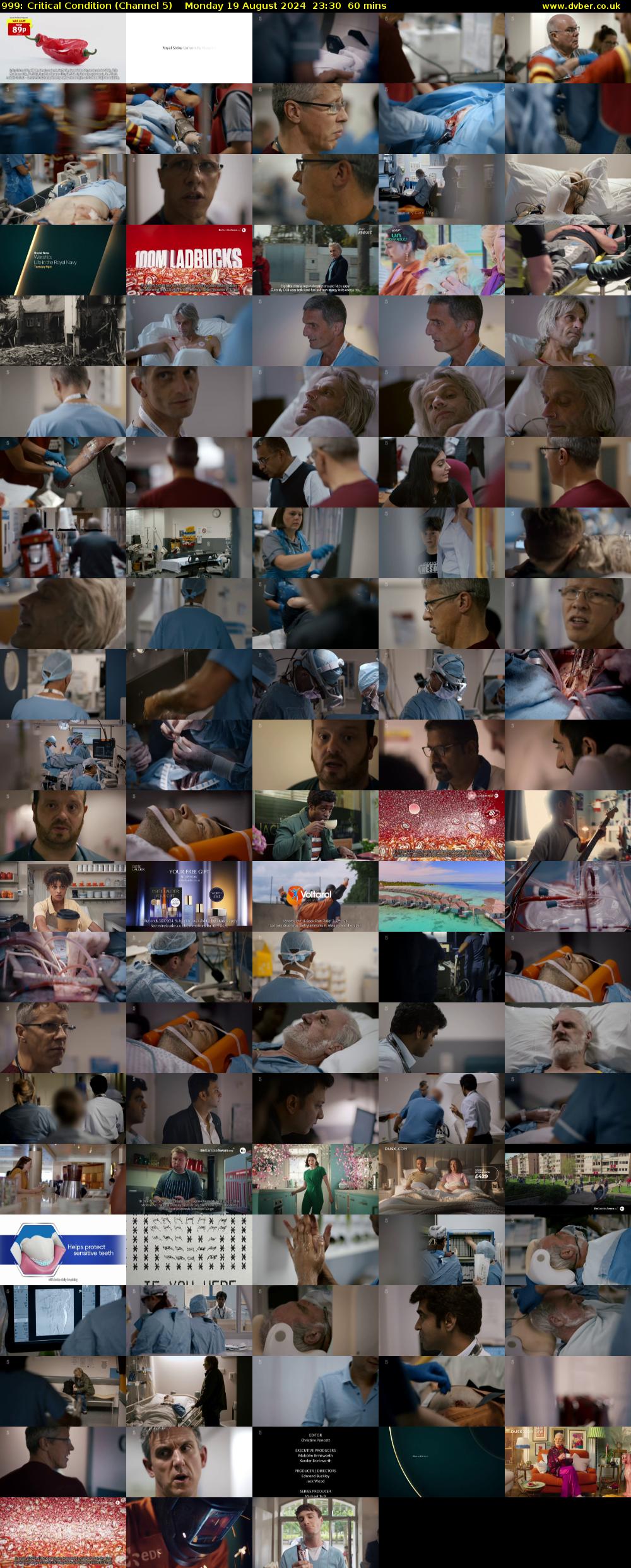 999: Critical Condition (Channel 5) Monday 19 August 2024 23:30 - 00:30