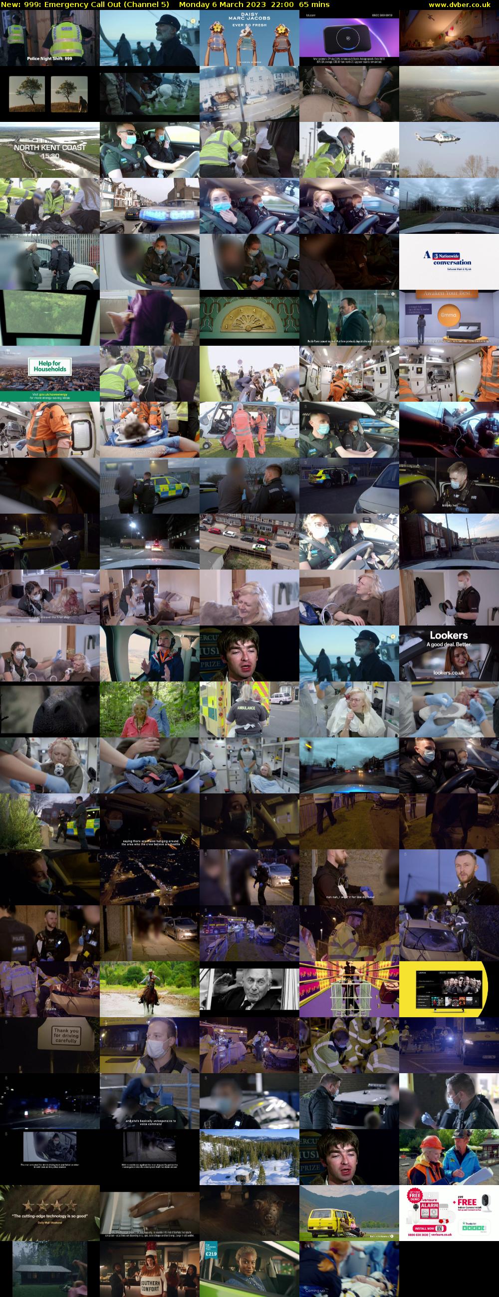 999: Emergency Call Out (Channel 5) Monday 6 March 2023 22:00 - 23:05