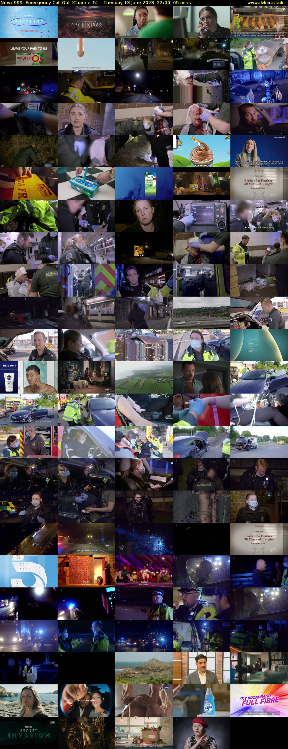 999: Emergency Call Out (Channel 5) Tuesday 13 June 2023 22:00 - 23:05