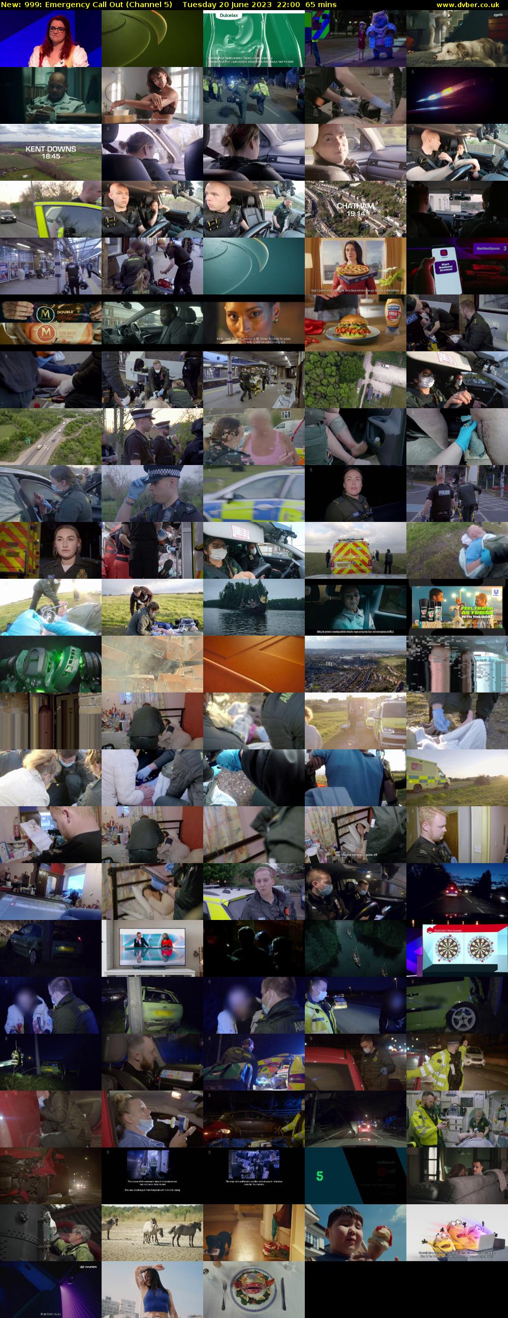 999: Emergency Call Out (Channel 5) Tuesday 20 June 2023 22:00 - 23:05