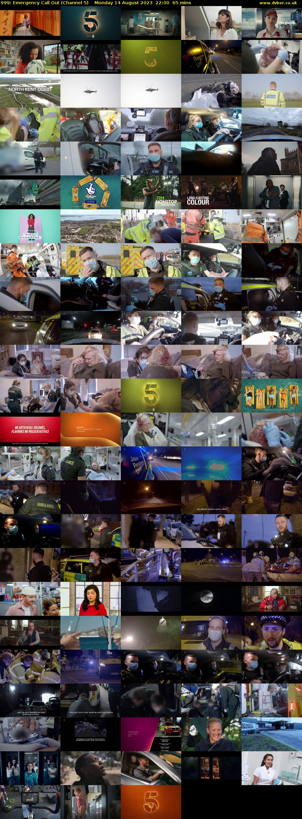 999: Emergency Call Out (Channel 5) Monday 14 August 2023 22:00 - 23:05