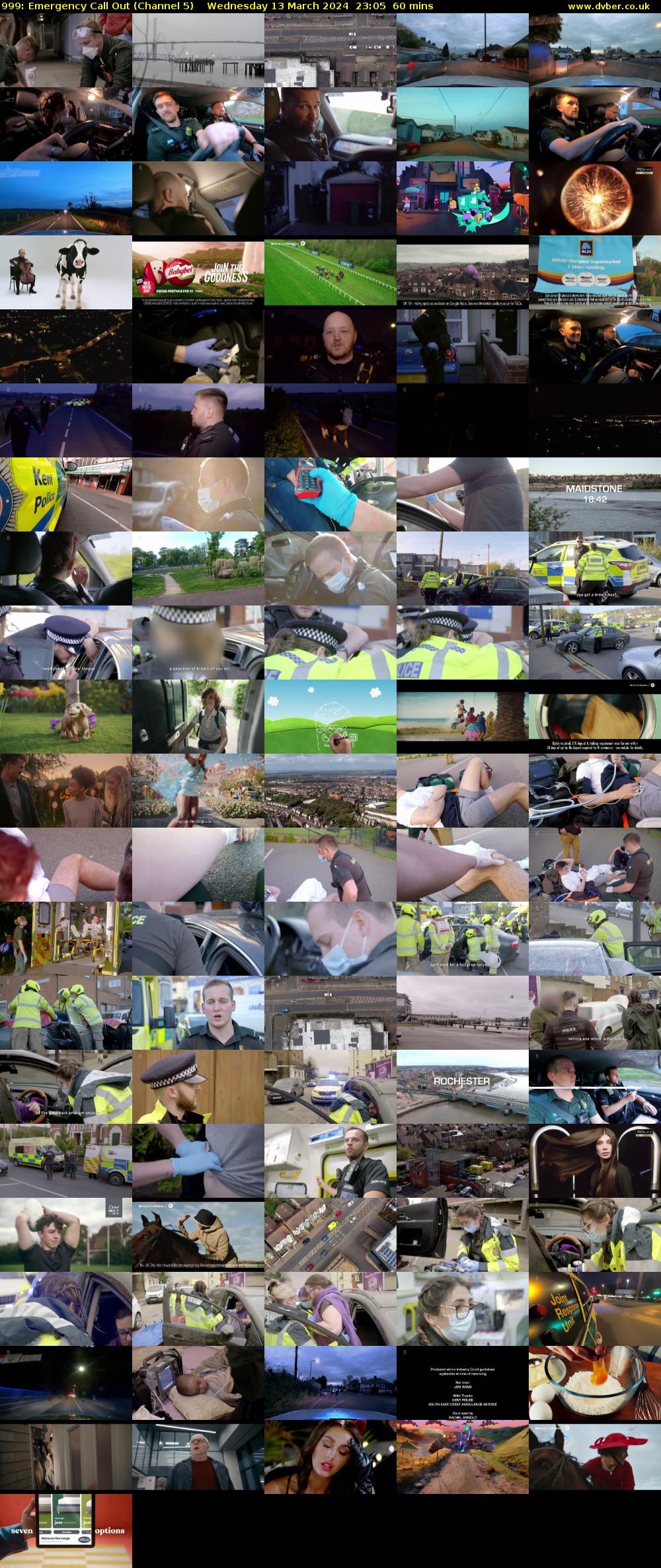 999: Emergency Call Out (Channel 5) Wednesday 13 March 2024 23:05 - 00:05