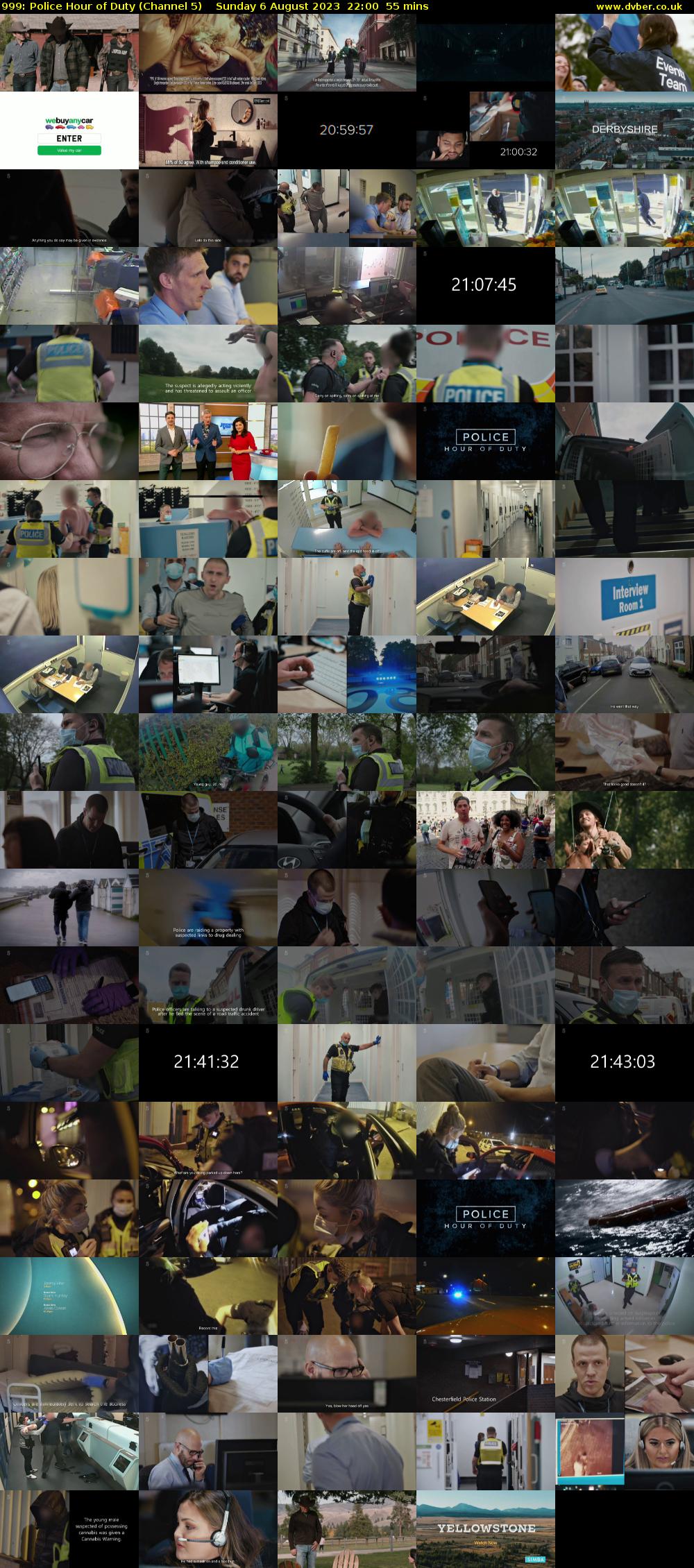 999: Police Hour of Duty (Channel 5) Sunday 6 August 2023 22:00 - 22:55