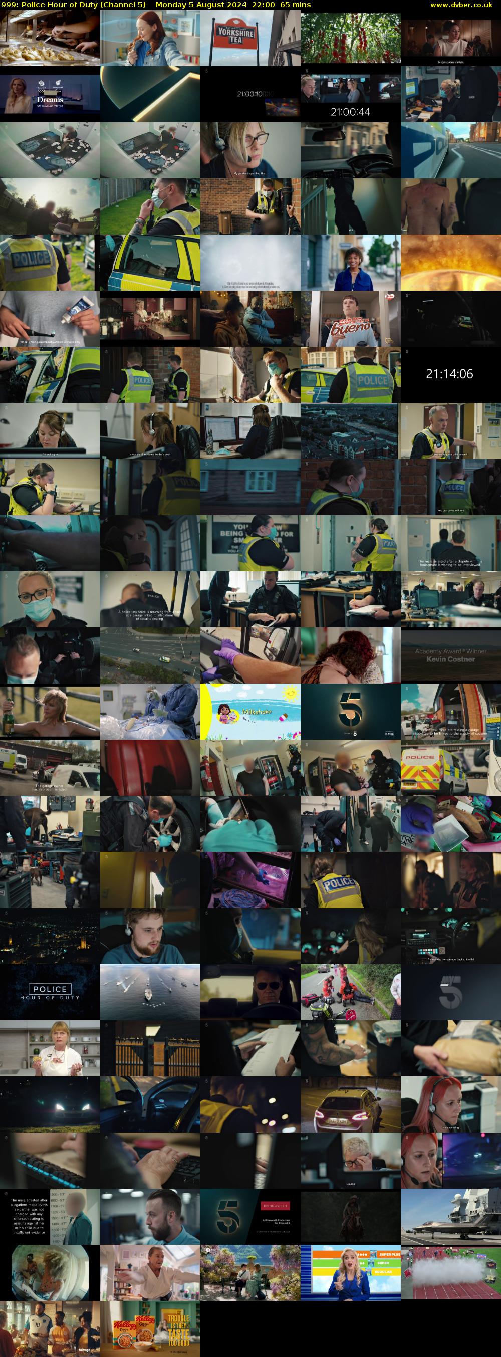 999: Police Hour of Duty (Channel 5) Monday 5 August 2024 22:00 - 23:05