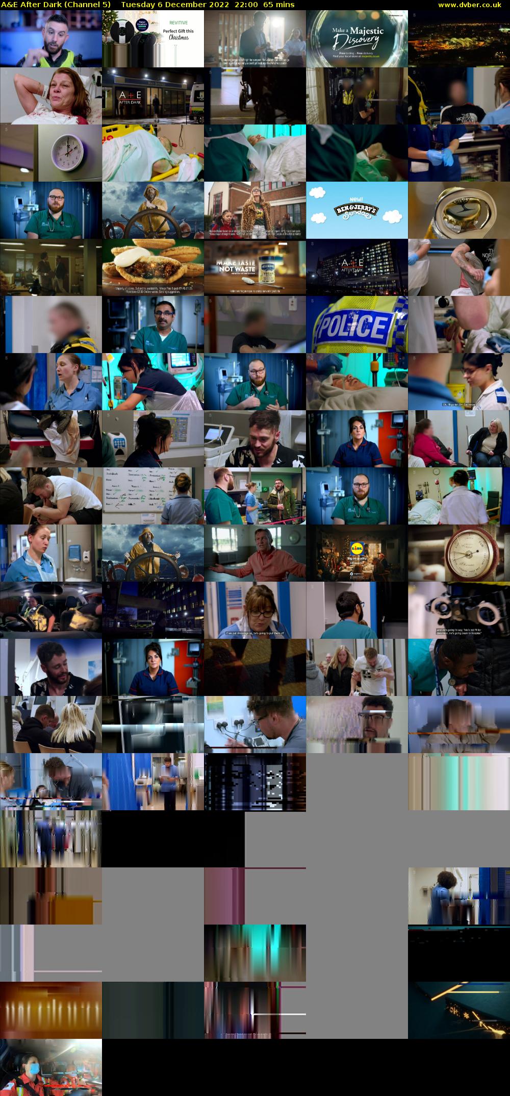A&E After Dark (Channel 5) Tuesday 6 December 2022 22:00 - 23:05