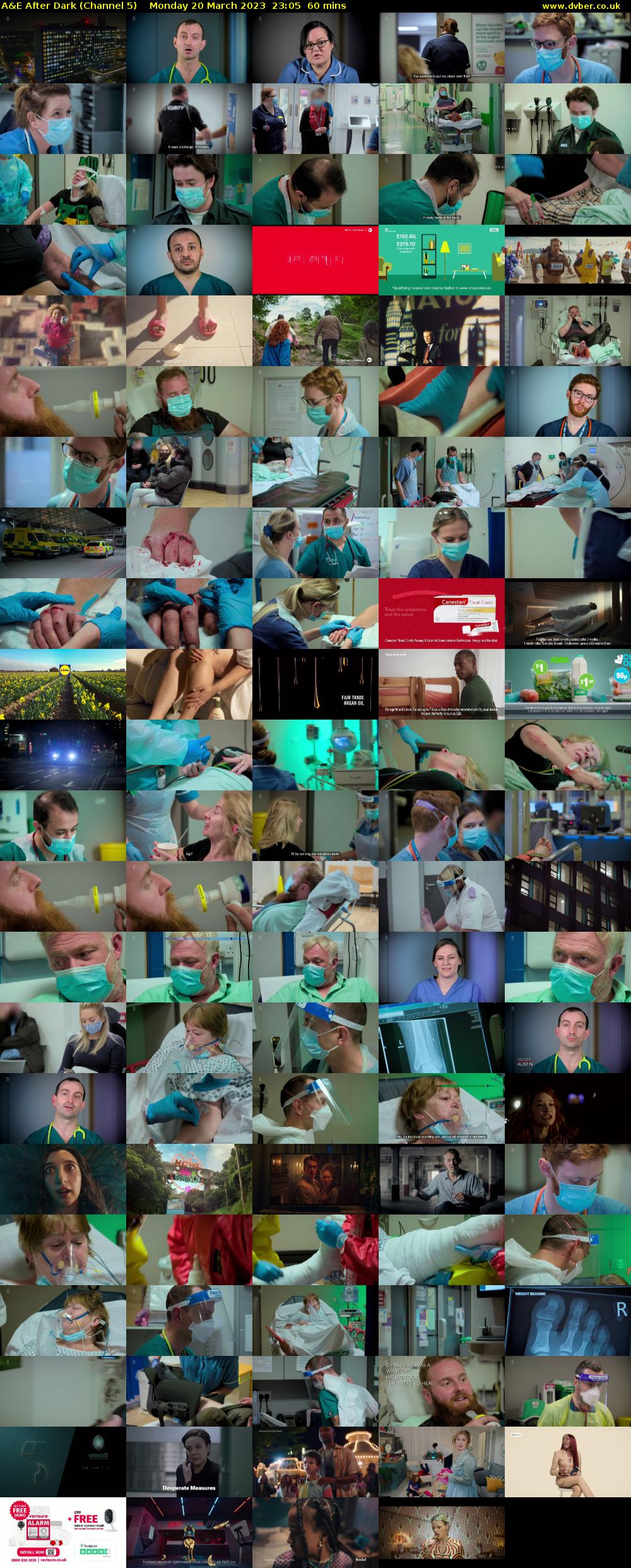 A&E After Dark (Channel 5) Monday 20 March 2023 23:05 - 00:05