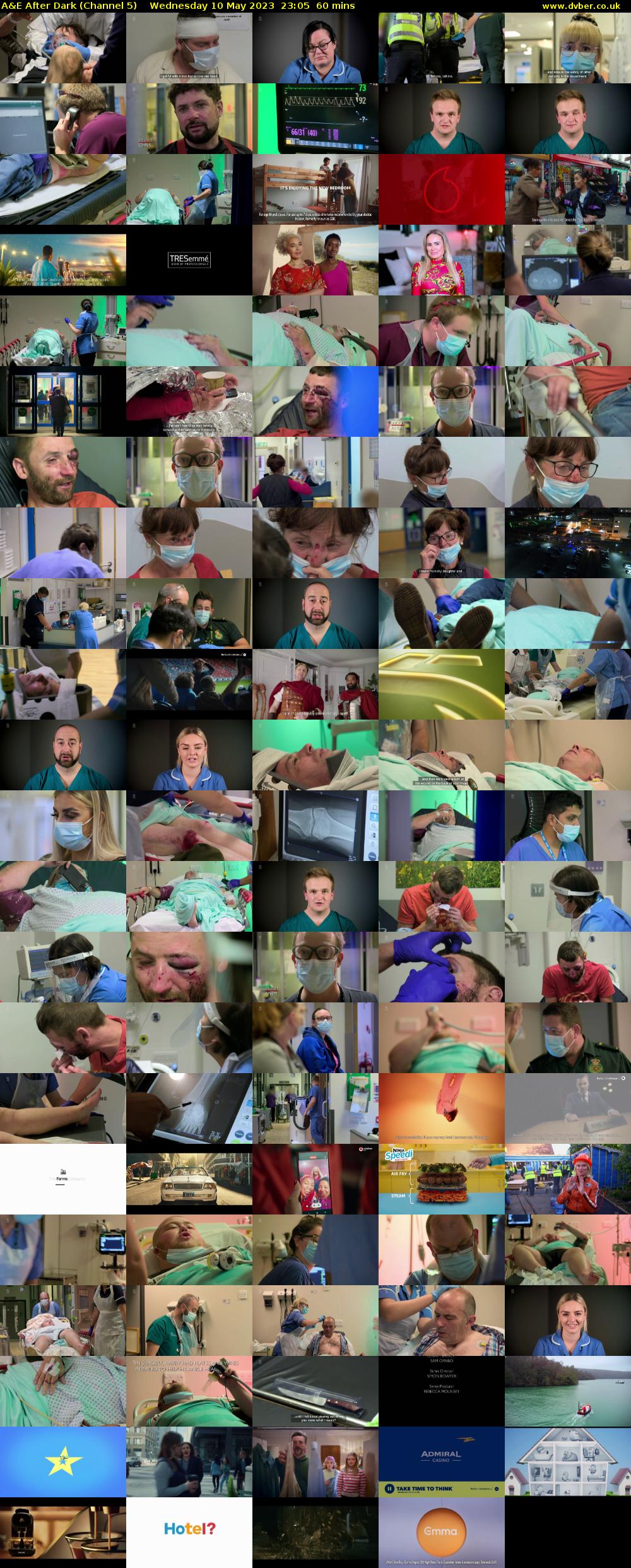 A&E After Dark (Channel 5) Wednesday 10 May 2023 23:05 - 00:05