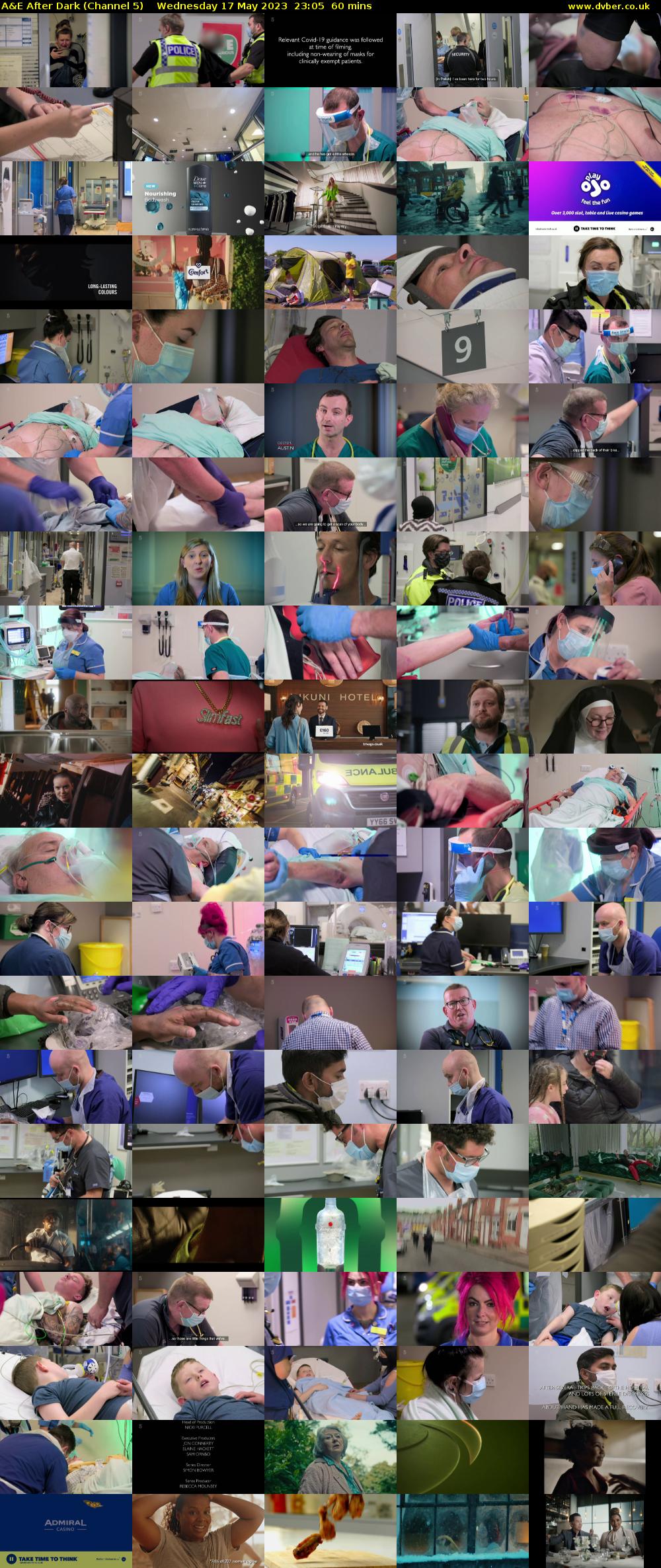 A&E After Dark (Channel 5) Wednesday 17 May 2023 23:05 - 00:05