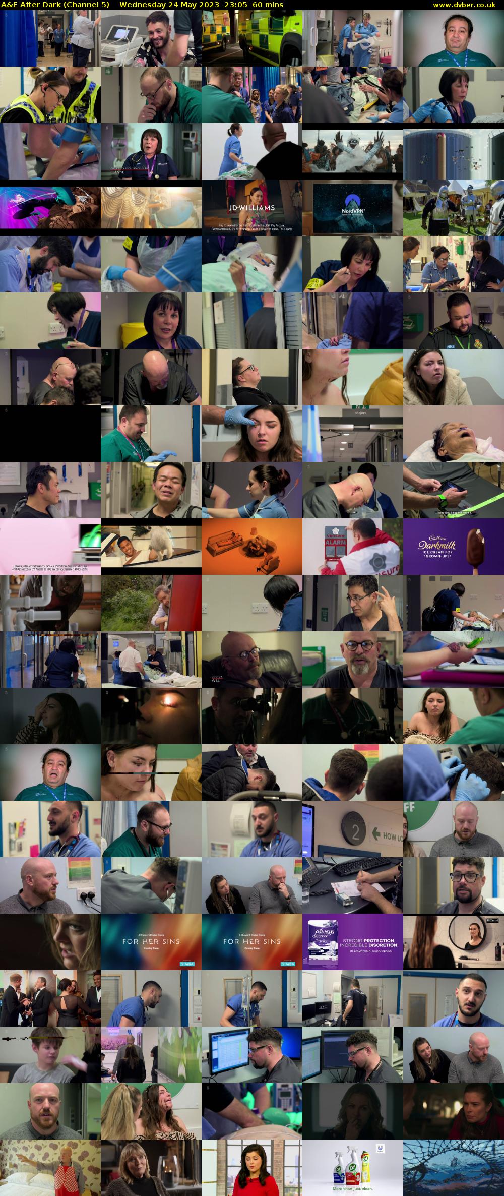 A&E After Dark (Channel 5) Wednesday 24 May 2023 23:05 - 00:05