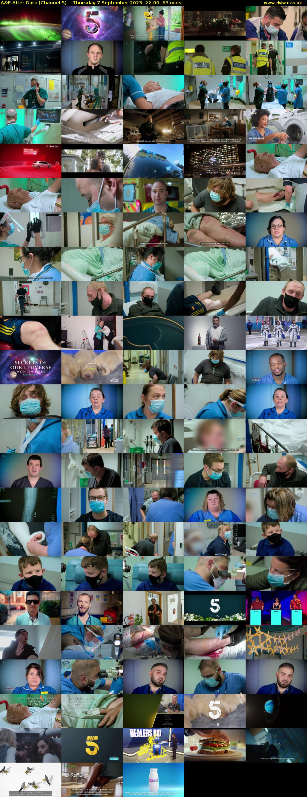 A&E After Dark (Channel 5) Thursday 7 September 2023 22:00 - 23:05