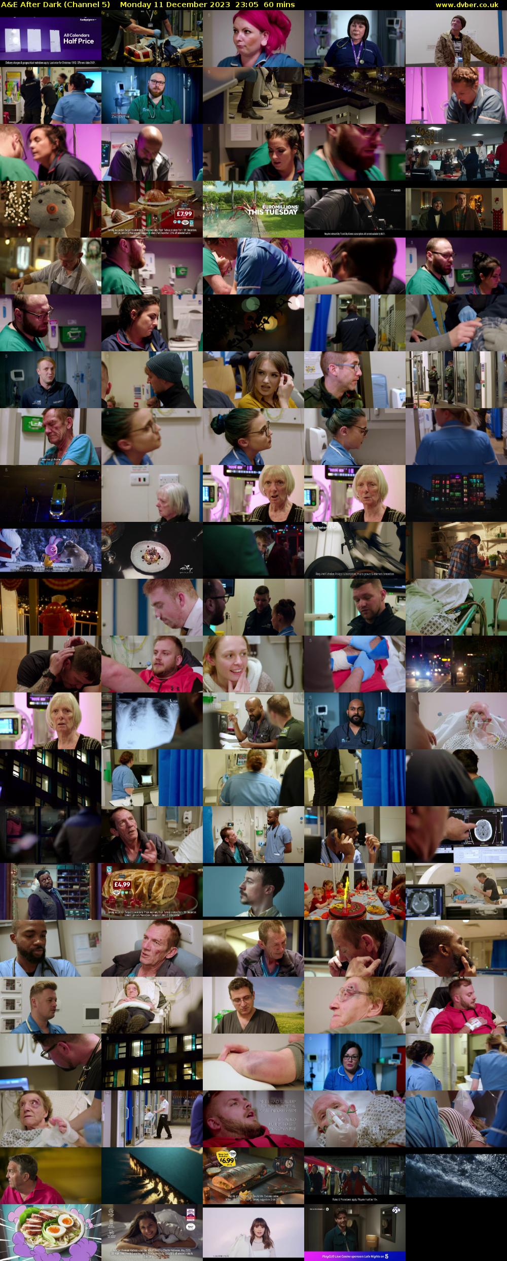A&E After Dark (Channel 5) Monday 11 December 2023 23:05 - 00:05