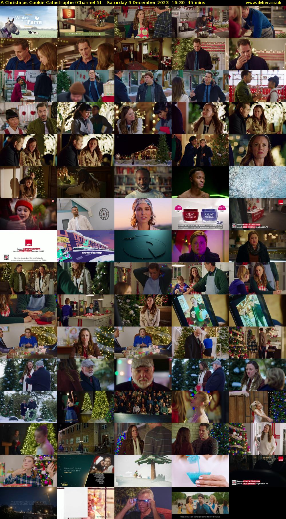 A Christmas Cookie Catastrophe (Channel 5) Saturday 9 December 2023 16:30 - 17:15