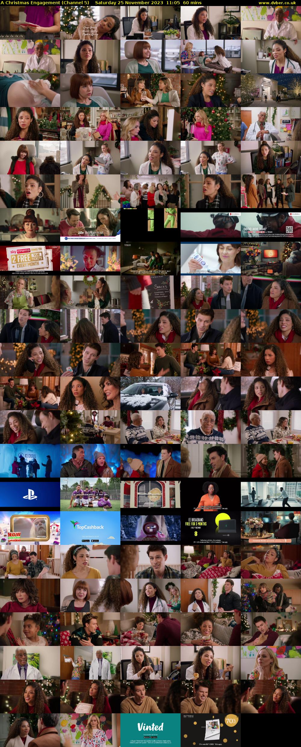 A Christmas Engagement (Channel 5) Saturday 25 November 2023 11:05 - 12:05