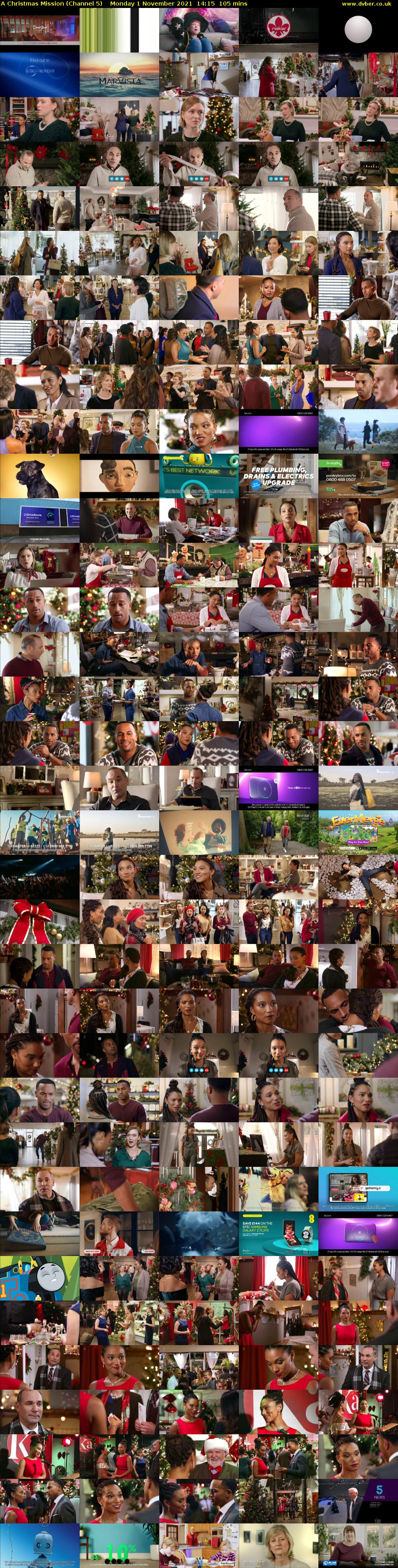 A Christmas Mission (Channel 5) Monday 1 November 2021 14:15 - 16:00