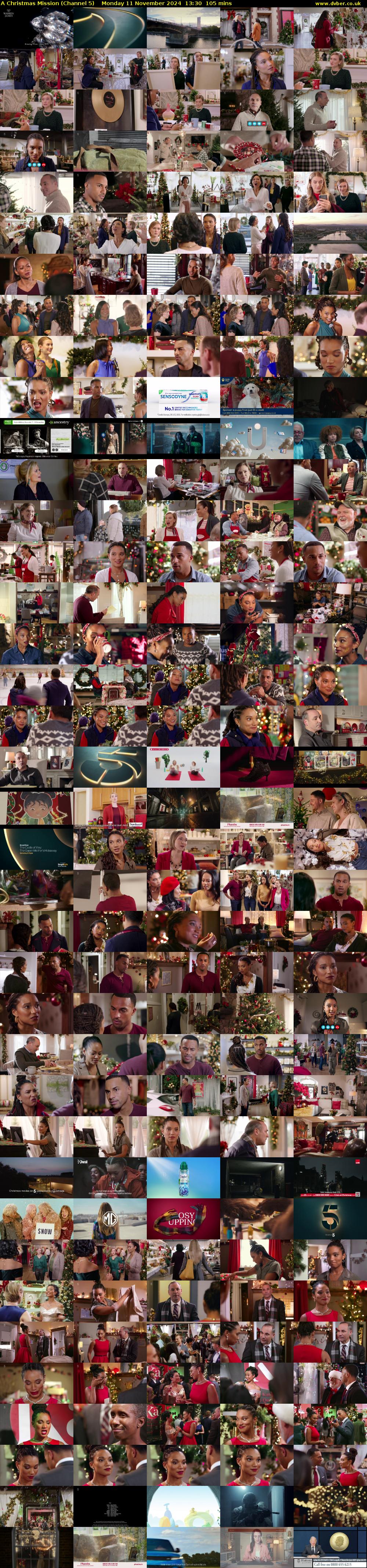 A Christmas Mission (Channel 5) Monday 11 November 2024 13:30 - 15:15