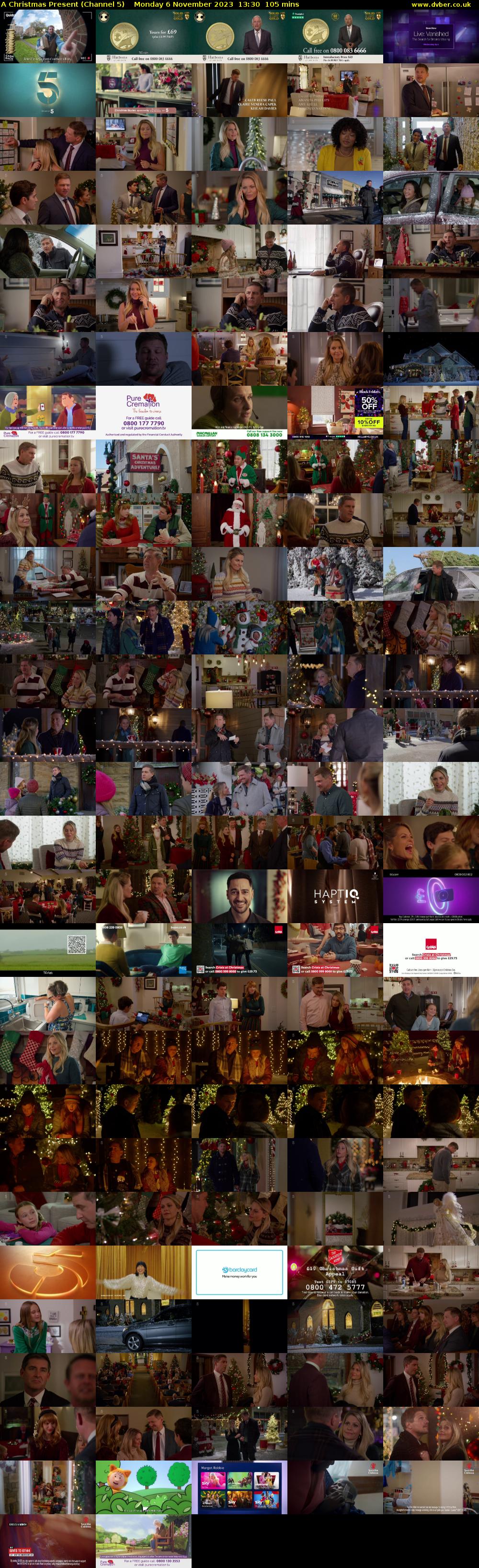 A Christmas Present (Channel 5) Monday 6 November 2023 13:30 - 15:15