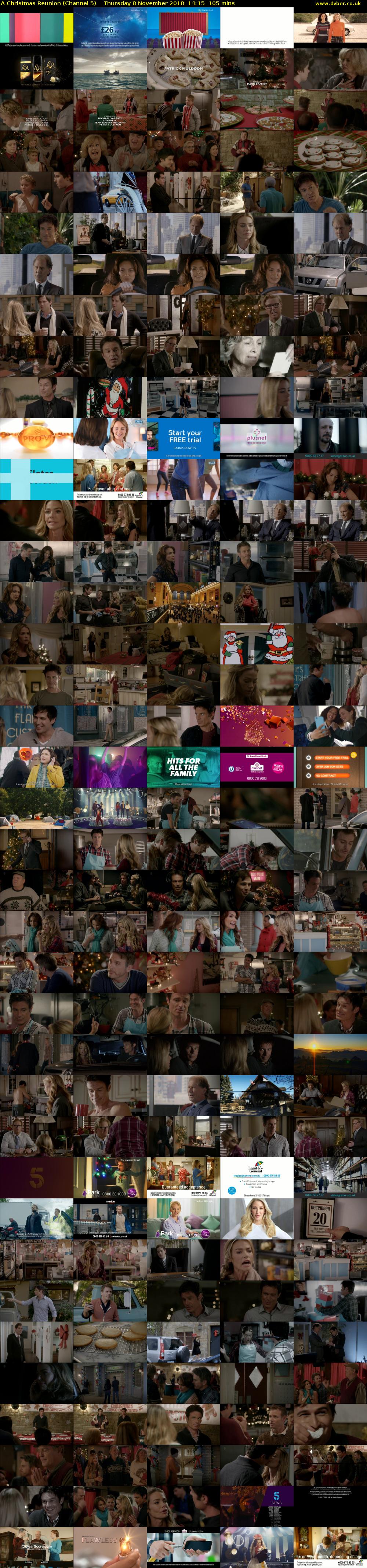 A Christmas Reunion (Channel 5) Thursday 8 November 2018 14:15 - 16:00