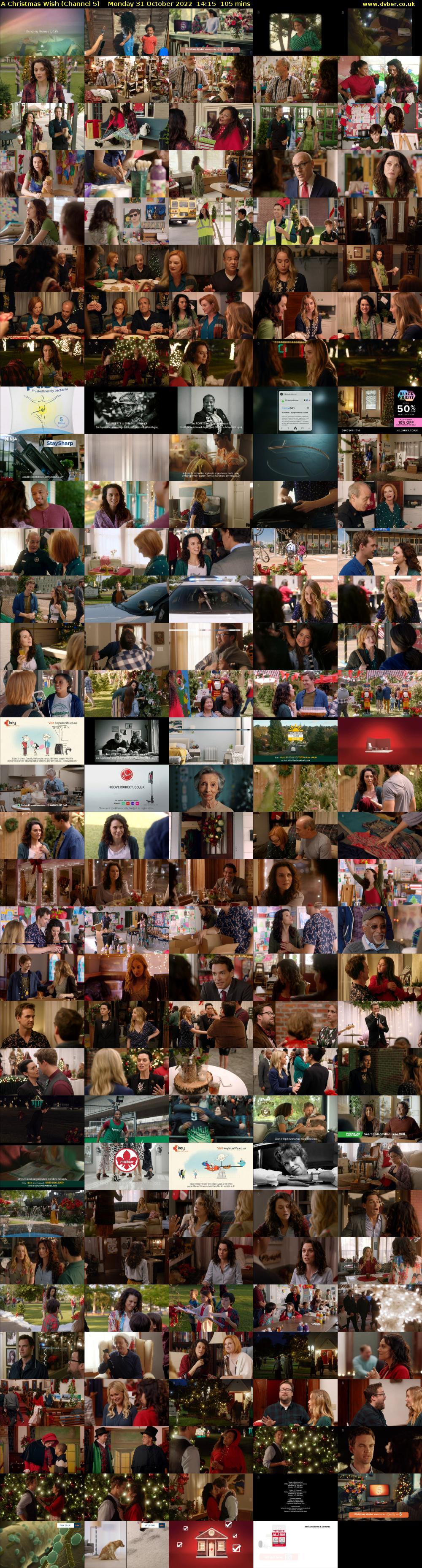 A Christmas Wish (Channel 5) Monday 31 October 2022 14:15 - 16:00