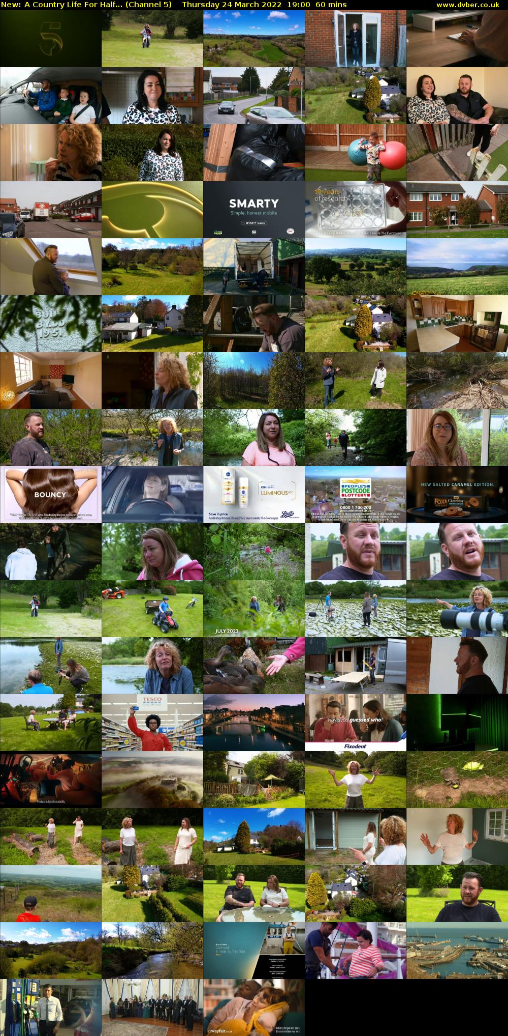 A Country Life for Half... (Channel 5) Thursday 24 March 2022 19:00 - 20:00