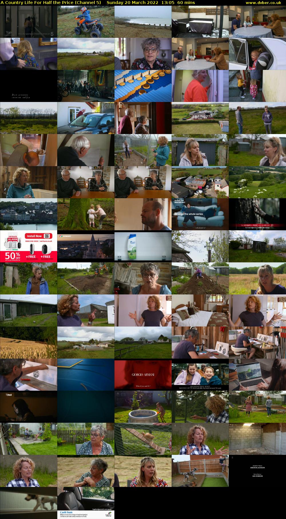 A Country Life for Half the Price (Channel 5) Sunday 20 March 2022 13:05 - 14:05