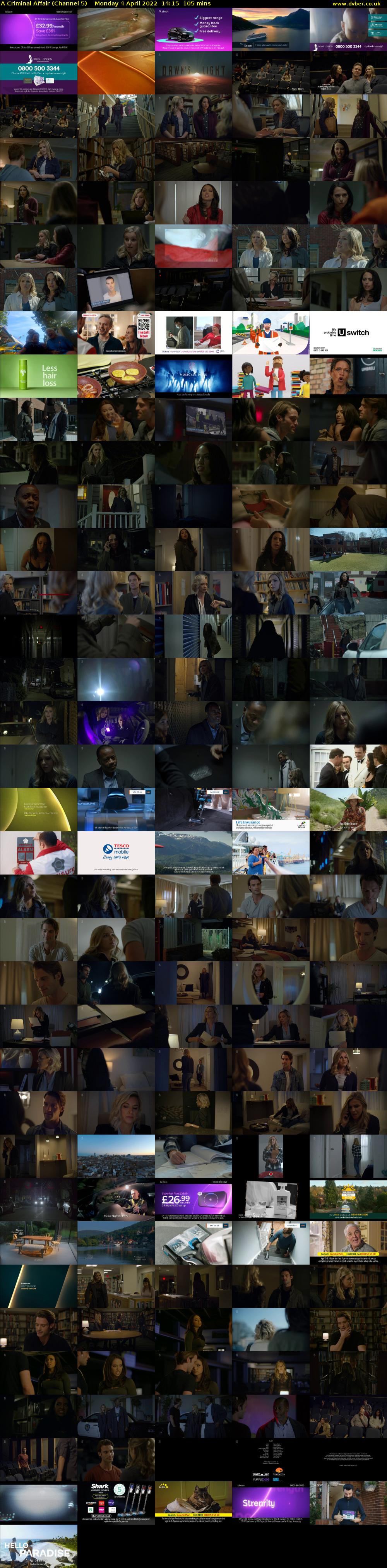 A Criminal Affair (Channel 5) Monday 4 April 2022 14:15 - 16:00