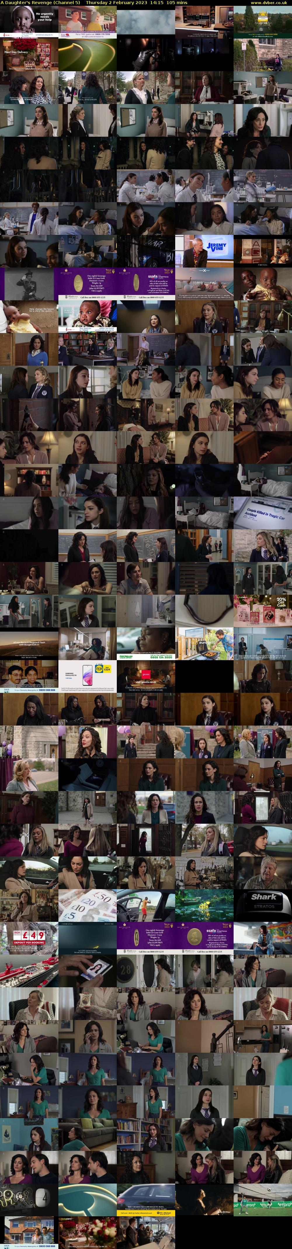 A Daughter's Revenge (Channel 5) Thursday 2 February 2023 14:15 - 16:00