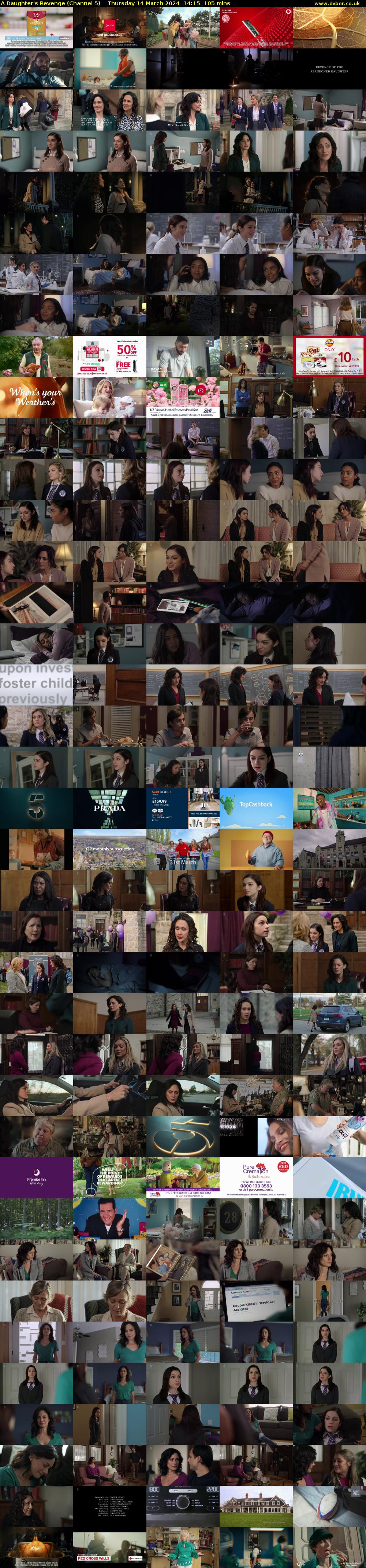 A Daughter's Revenge (Channel 5) Thursday 14 March 2024 14:15 - 16:00