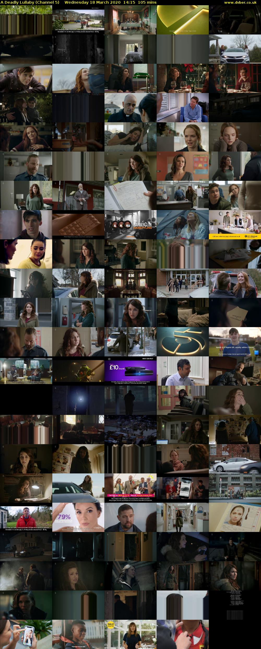 A Deadly Lullaby (Channel 5) Wednesday 18 March 2020 14:15 - 16:00