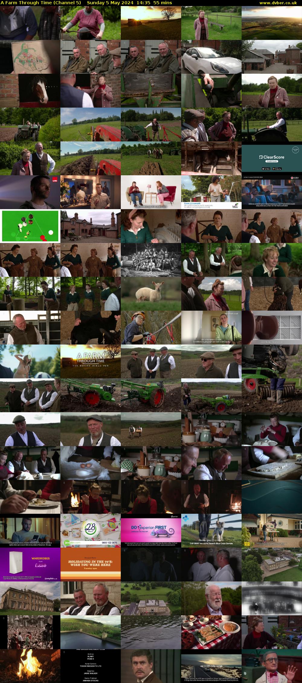 A Farm Through Time (Channel 5) Sunday 5 May 2024 14:35 - 15:30
