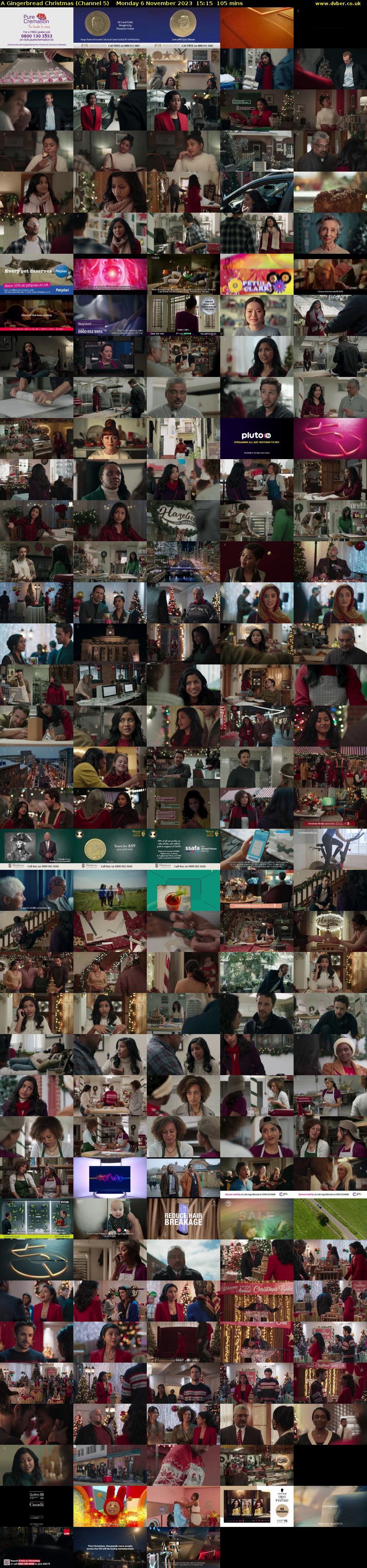 A Gingerbread Christmas (Channel 5) Monday 6 November 2023 15:15 - 17:00