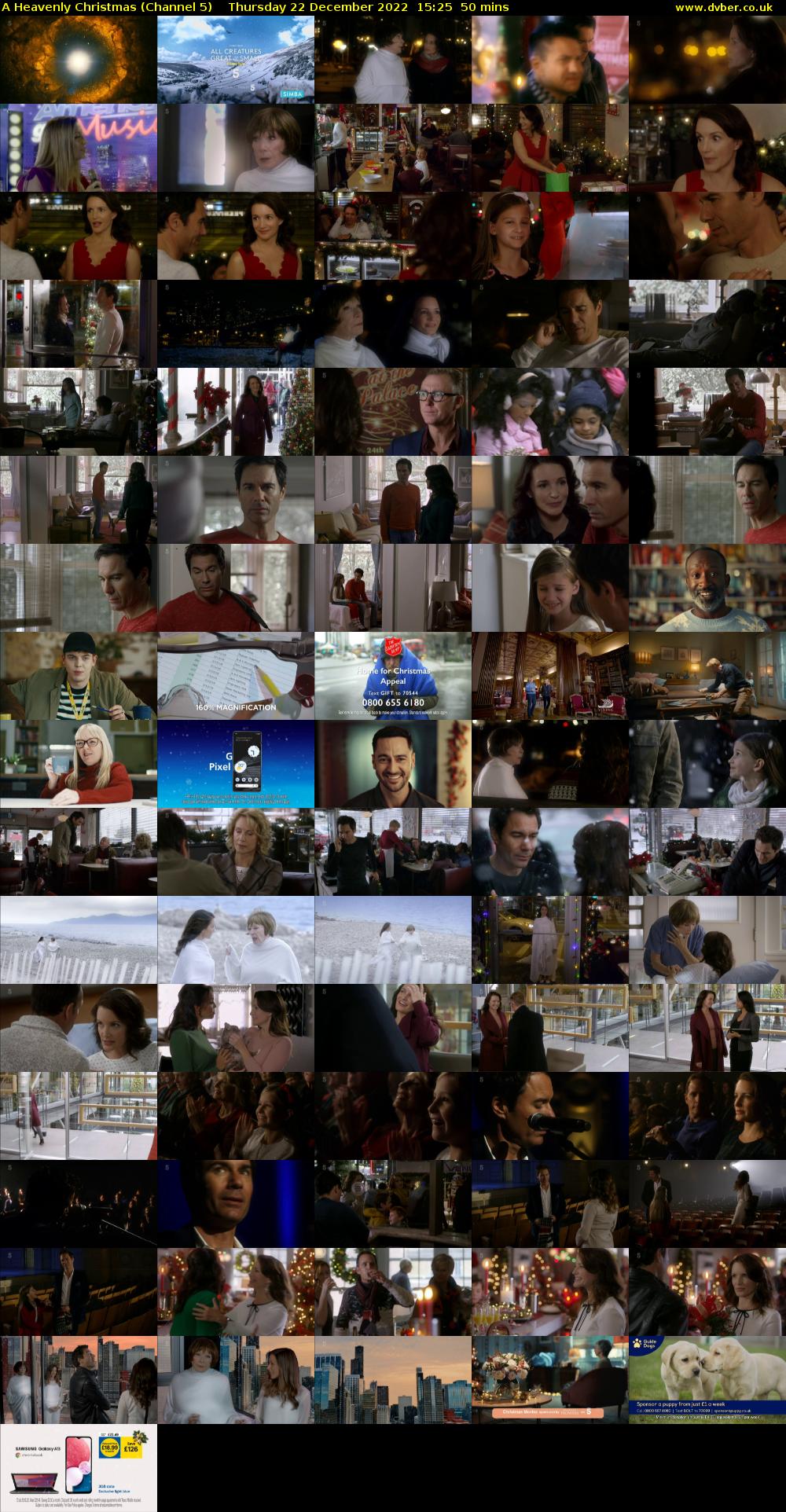 A Heavenly Christmas (Channel 5) Thursday 22 December 2022 15:25 - 16:15