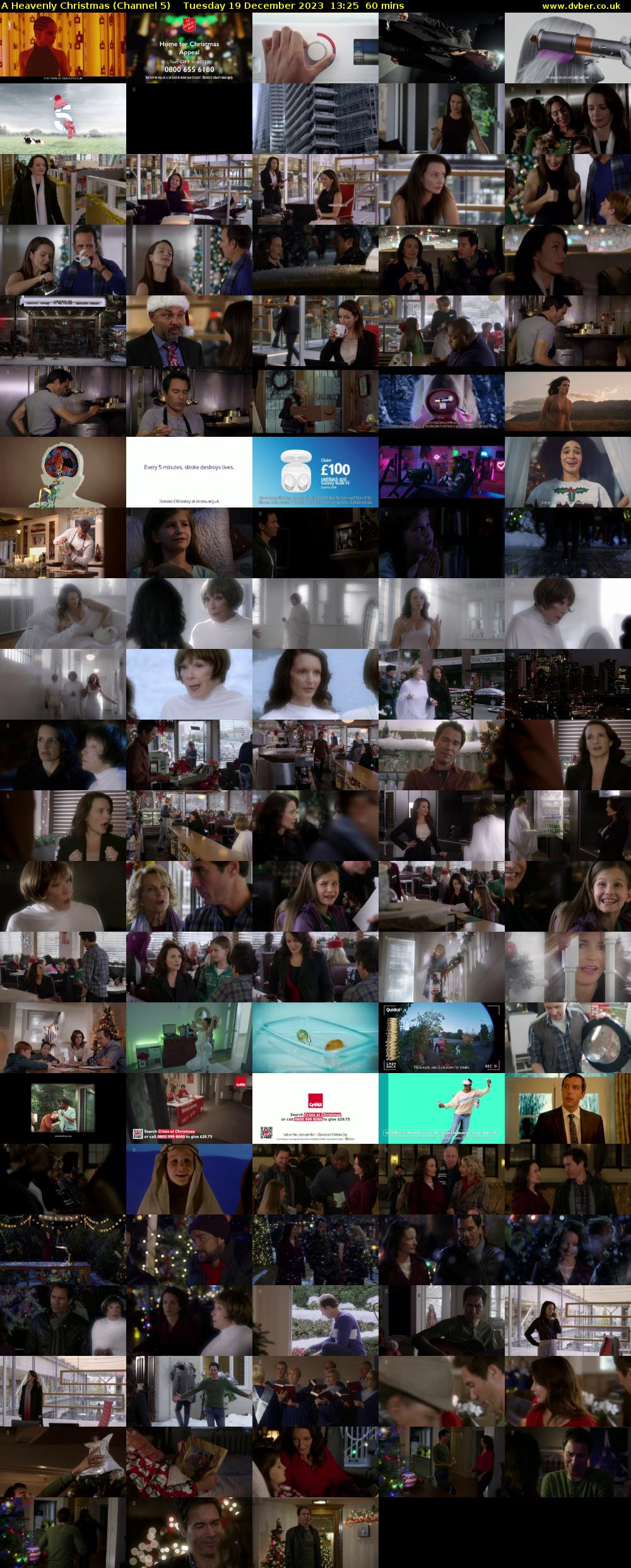 A Heavenly Christmas (Channel 5) Tuesday 19 December 2023 13:25 - 14:25