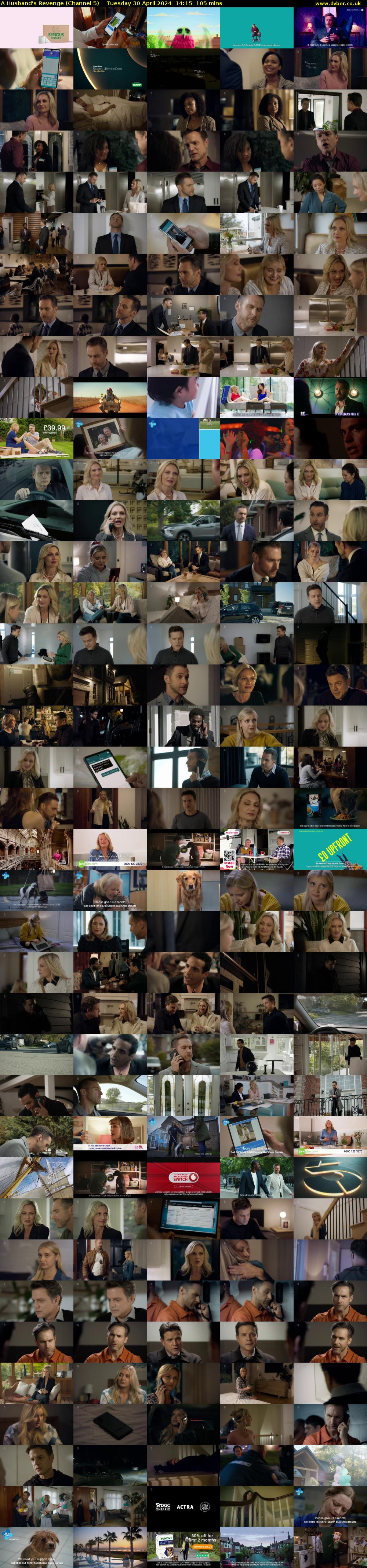 A Husband's Revenge (Channel 5) Tuesday 30 April 2024 14:15 - 16:00