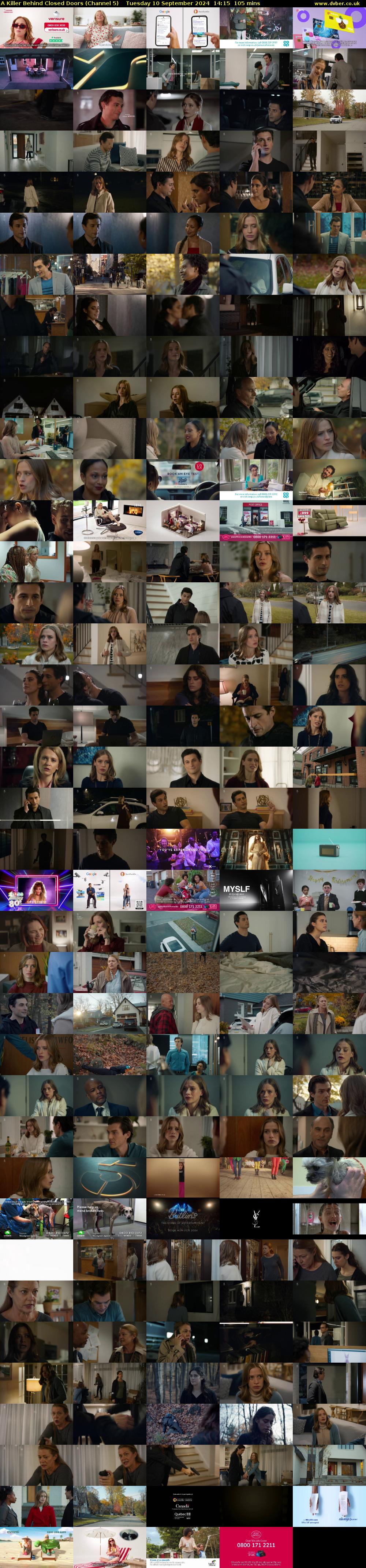 A Killer Behind Closed Doors (Channel 5) Tuesday 10 September 2024 14:15 - 16:00