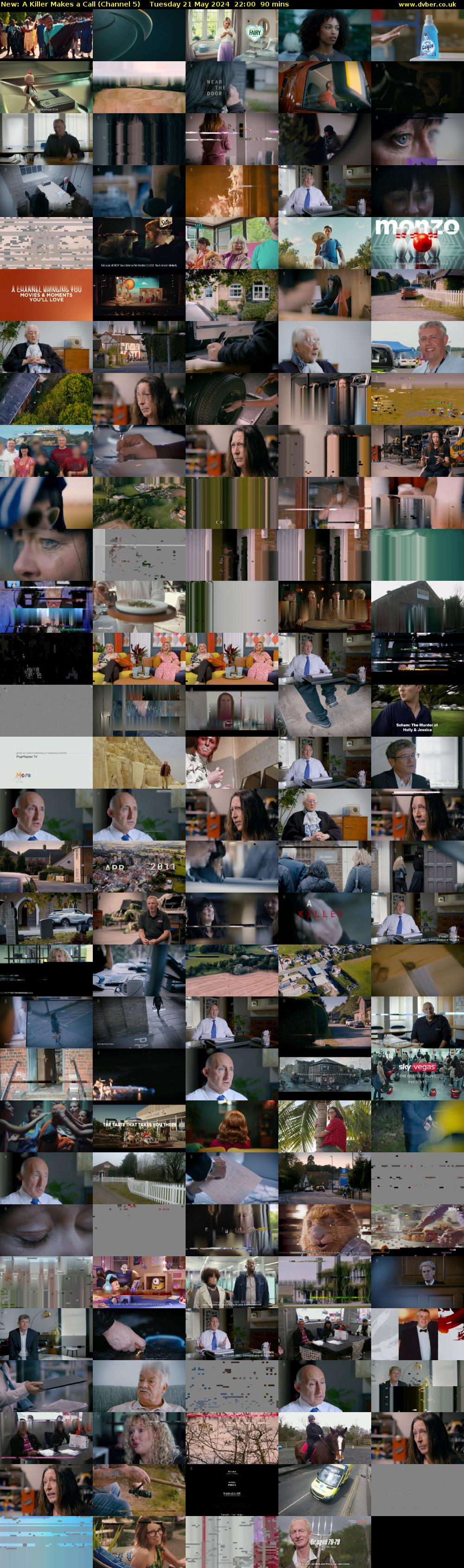 A Killer Makes a Call (Channel 5) Tuesday 21 May 2024 22:00 - 23:30