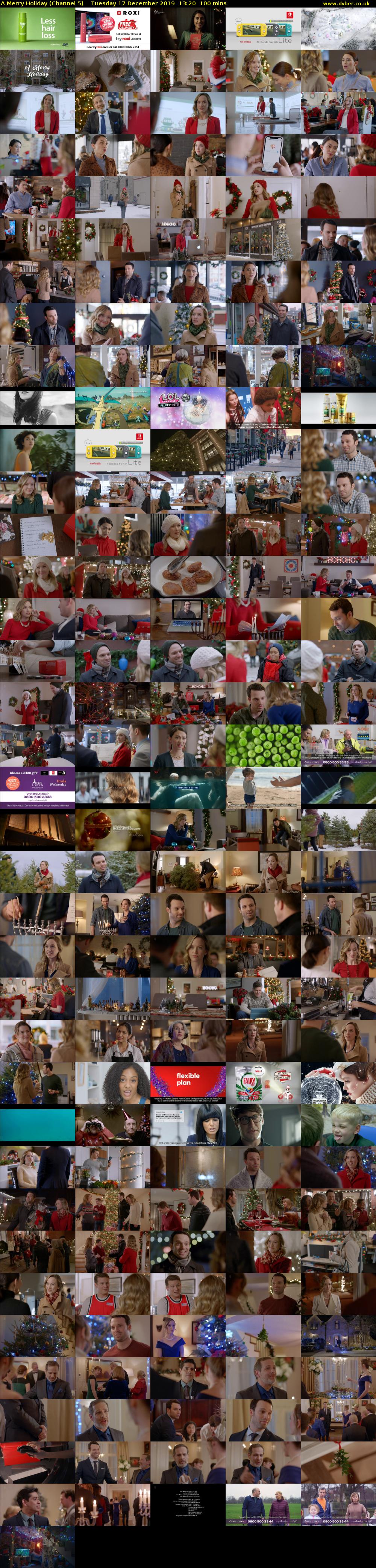 A Merry Holiday (Channel 5) Tuesday 17 December 2019 13:20 - 15:00