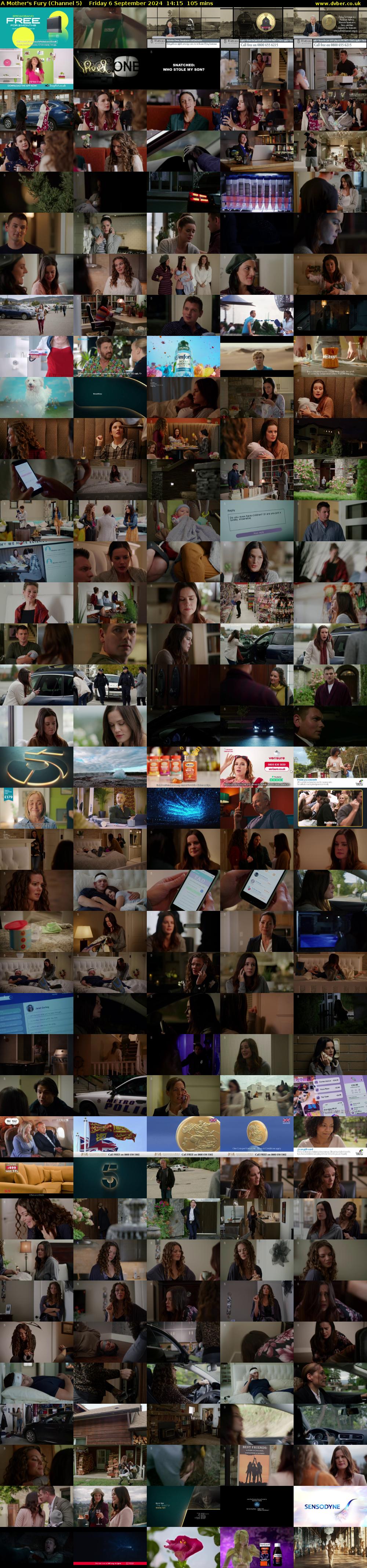 A Mother's Fury (Channel 5) Friday 6 September 2024 14:15 - 16:00