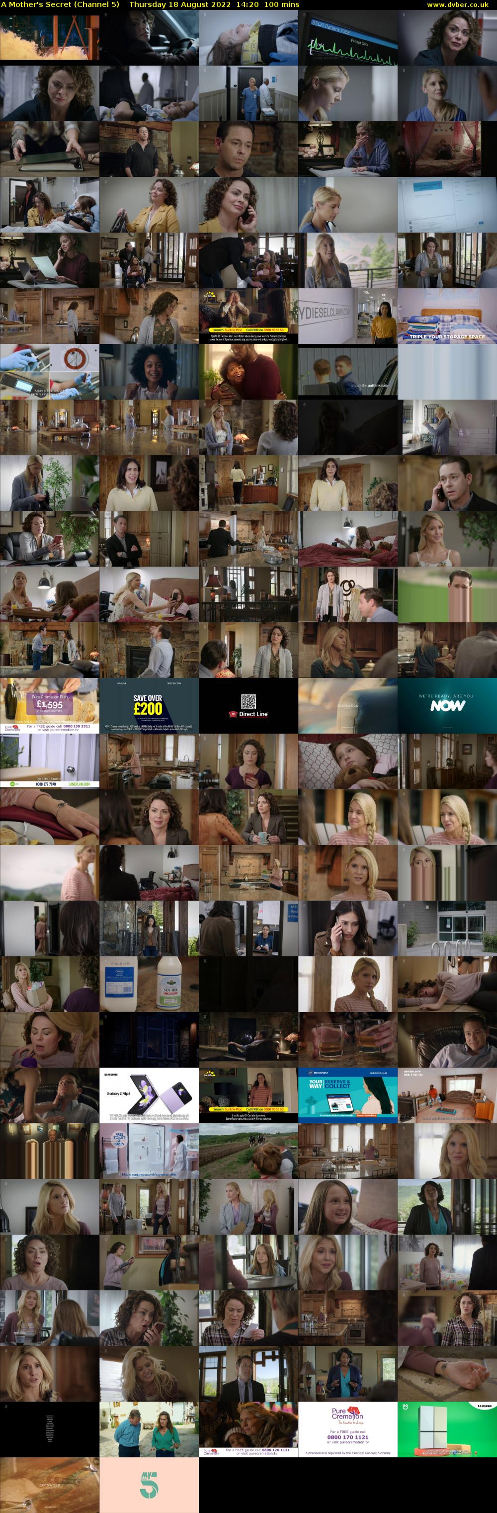 A Mother's Secret (Channel 5) Thursday 18 August 2022 14:20 - 16:00